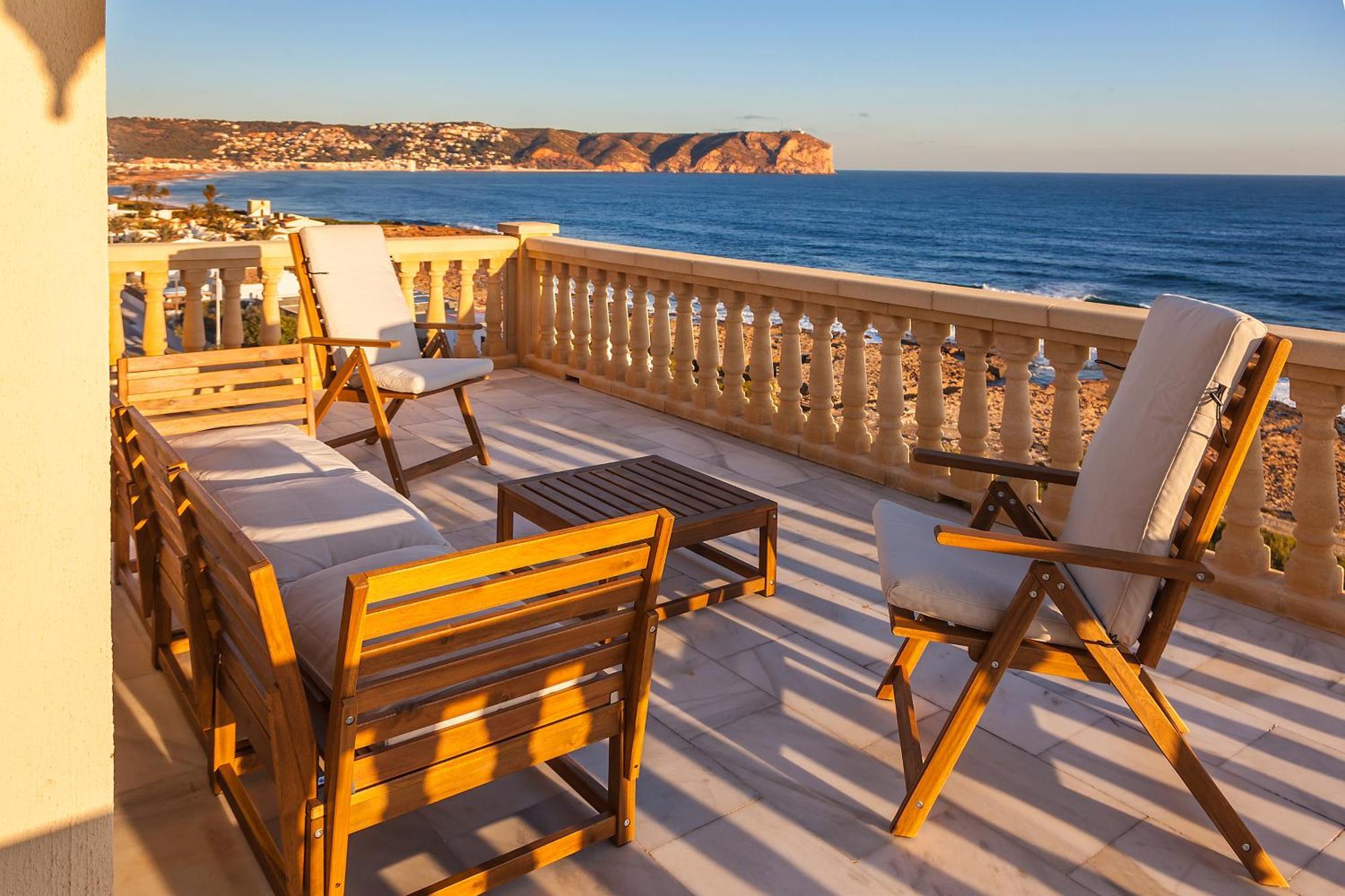 Mar-Beach Front Apartment In Jávea Eksteriør billede